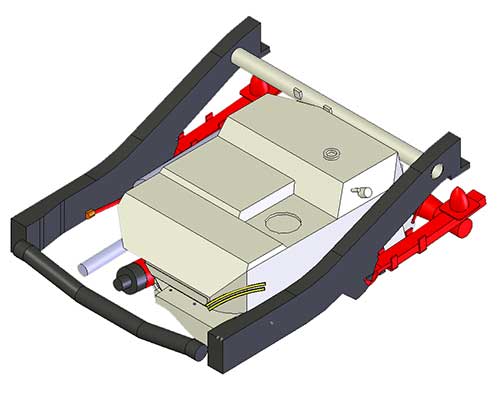 CAD Zeichnung eines Long Ranger Tank